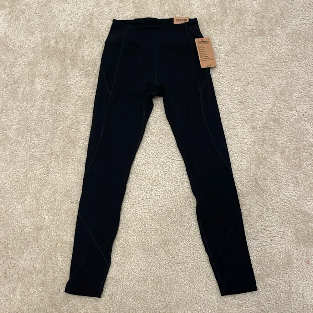 Pink High Waist 7/8 Ankle Leggings Size XS